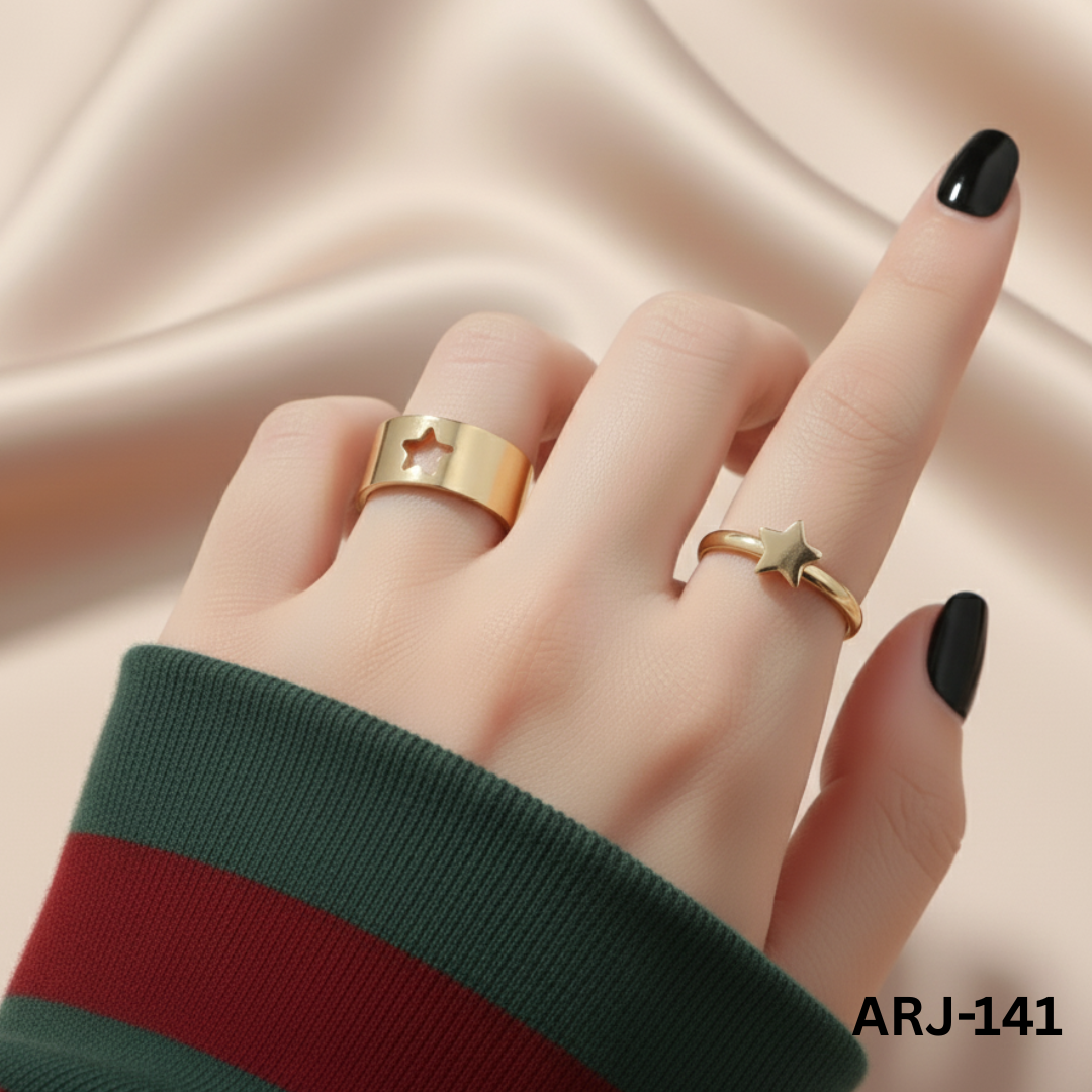ARJ-141 - Star Couple - Rings - BSM WHOLESALE