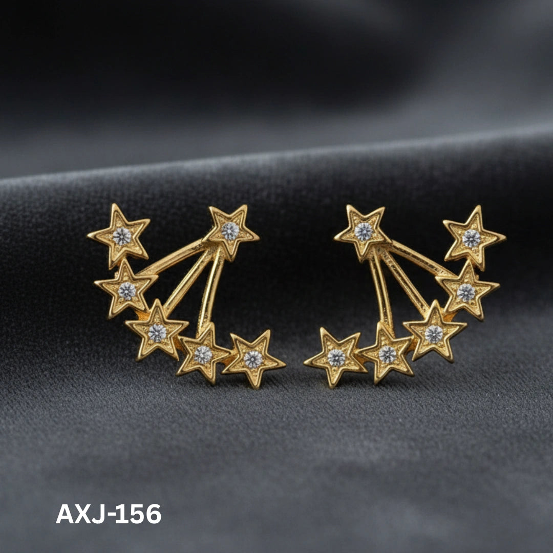 AXJ-156 - Golden Star - Ear cuff - Earrings