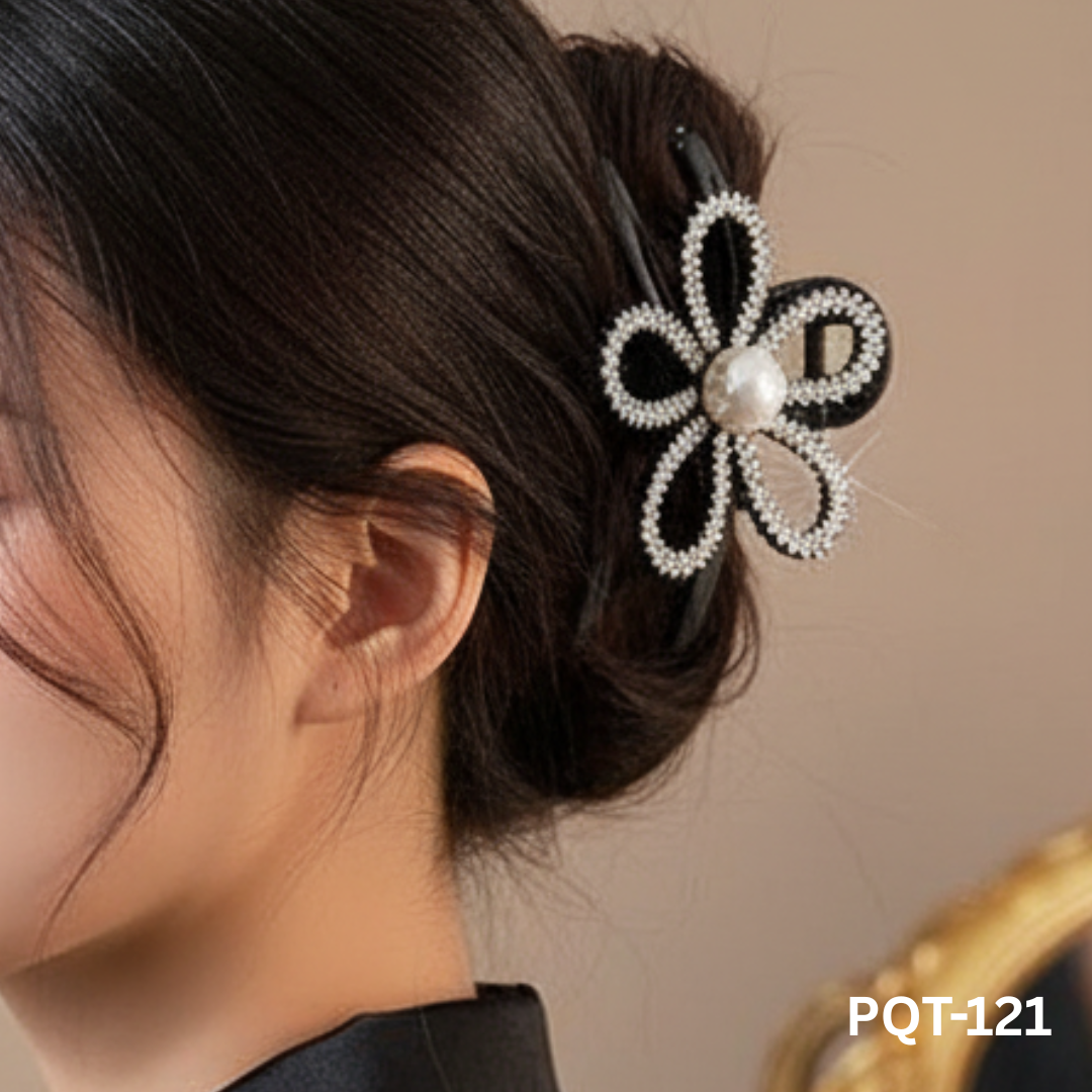 PQT-121 - Zircon Flower - Claw - BSM WHOLESALE