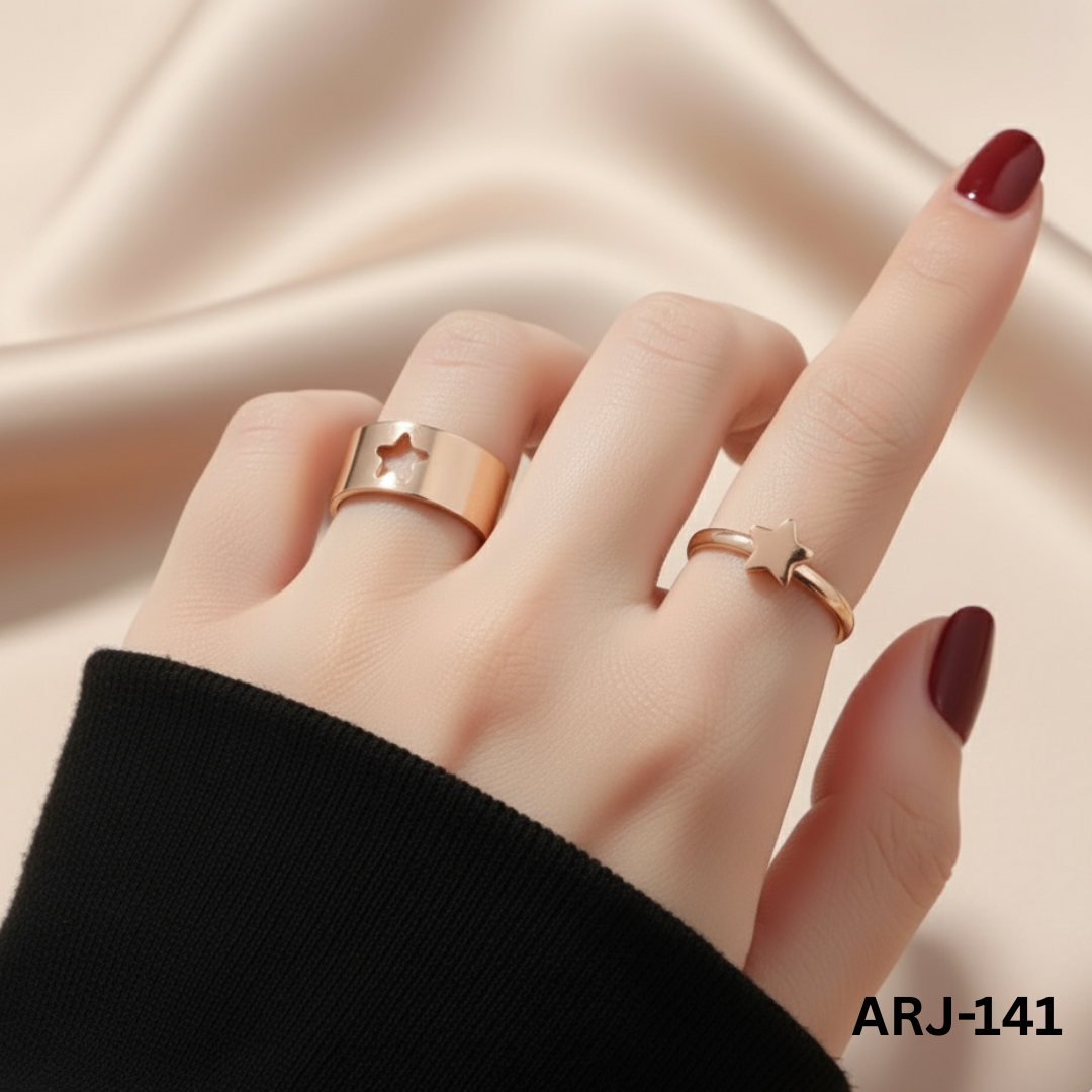 ARJ-141 - Star Couple - Rings - BSM WHOLESALE