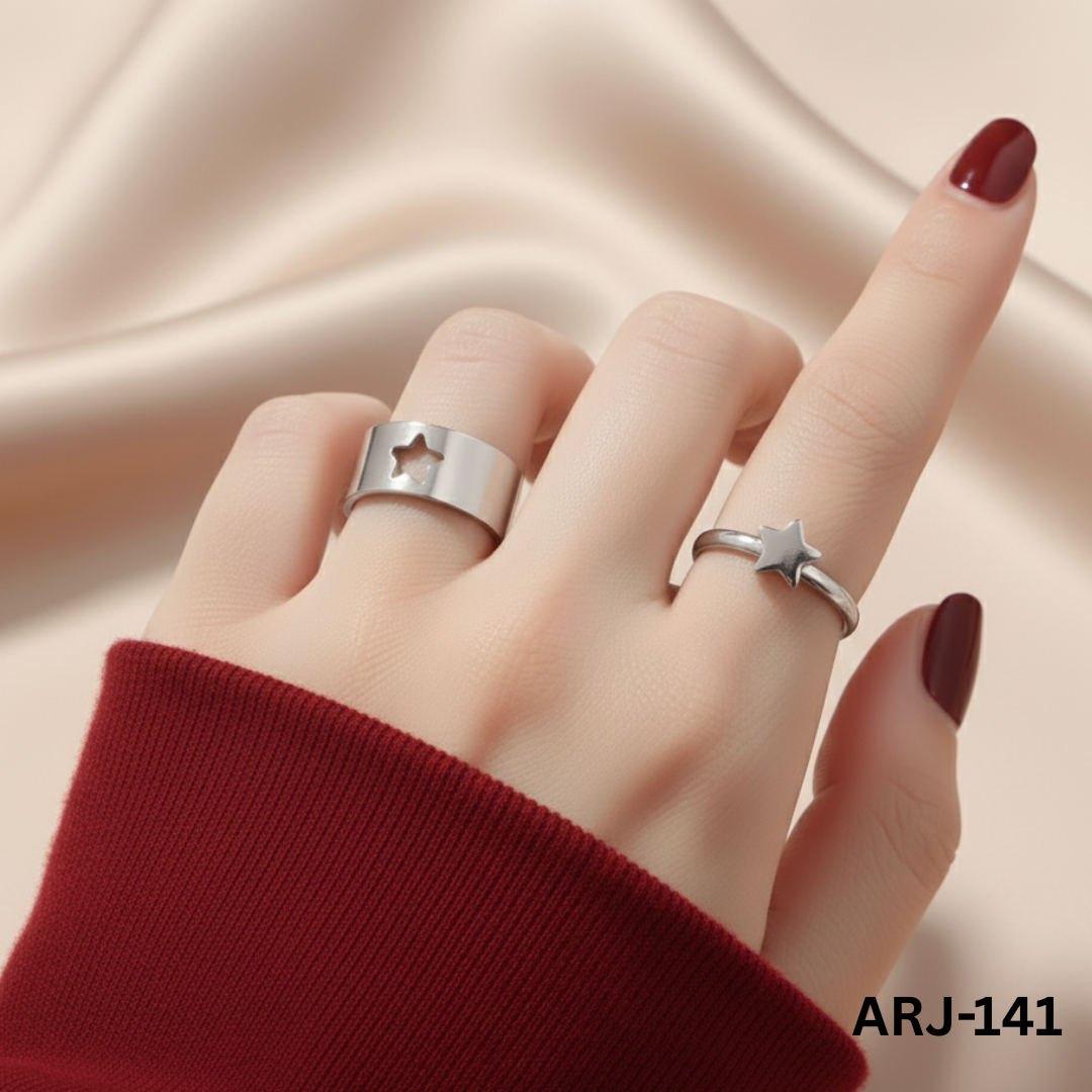 ARJ-141 - Star Couple - Rings - BSM WHOLESALE