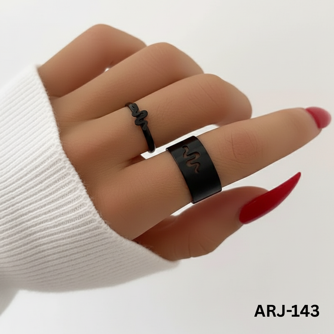 ARJ-143 - Snake Shape - Rings - BSM WHOLESALE