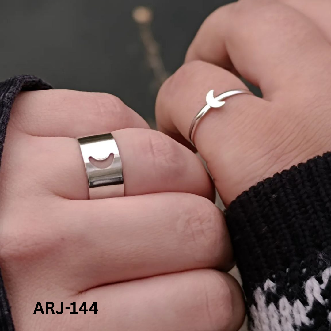ARJ-144 - Moon Couple - Rings - BSM WHOLESALE