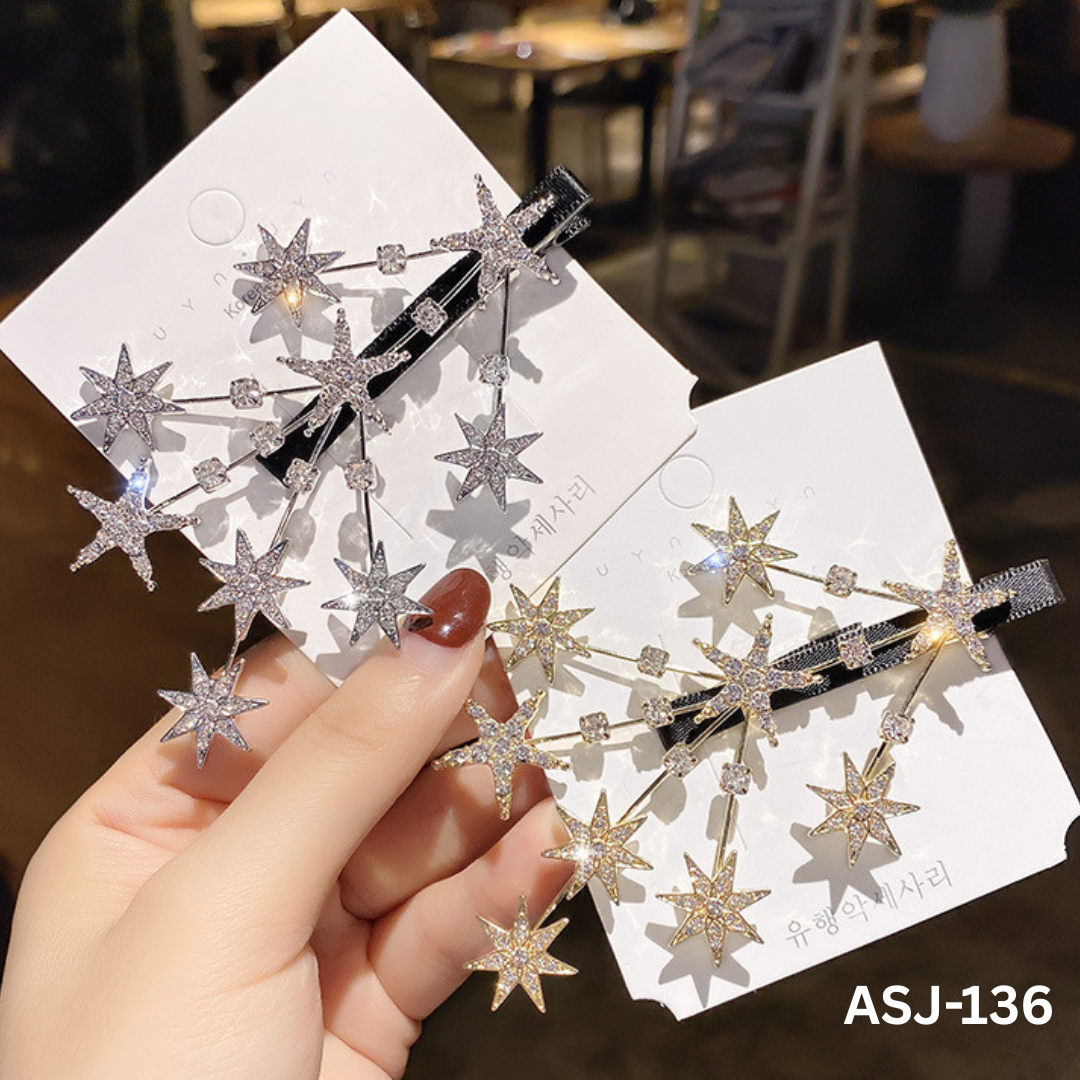 ASJ-136 - Golden Star - Hair Pin - BSM WHOLESALE
