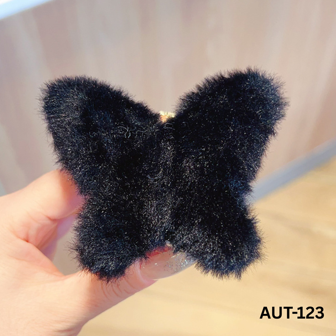 AUT-123 - Fluffy Butterfly - Claw - BSM WHOLESALE