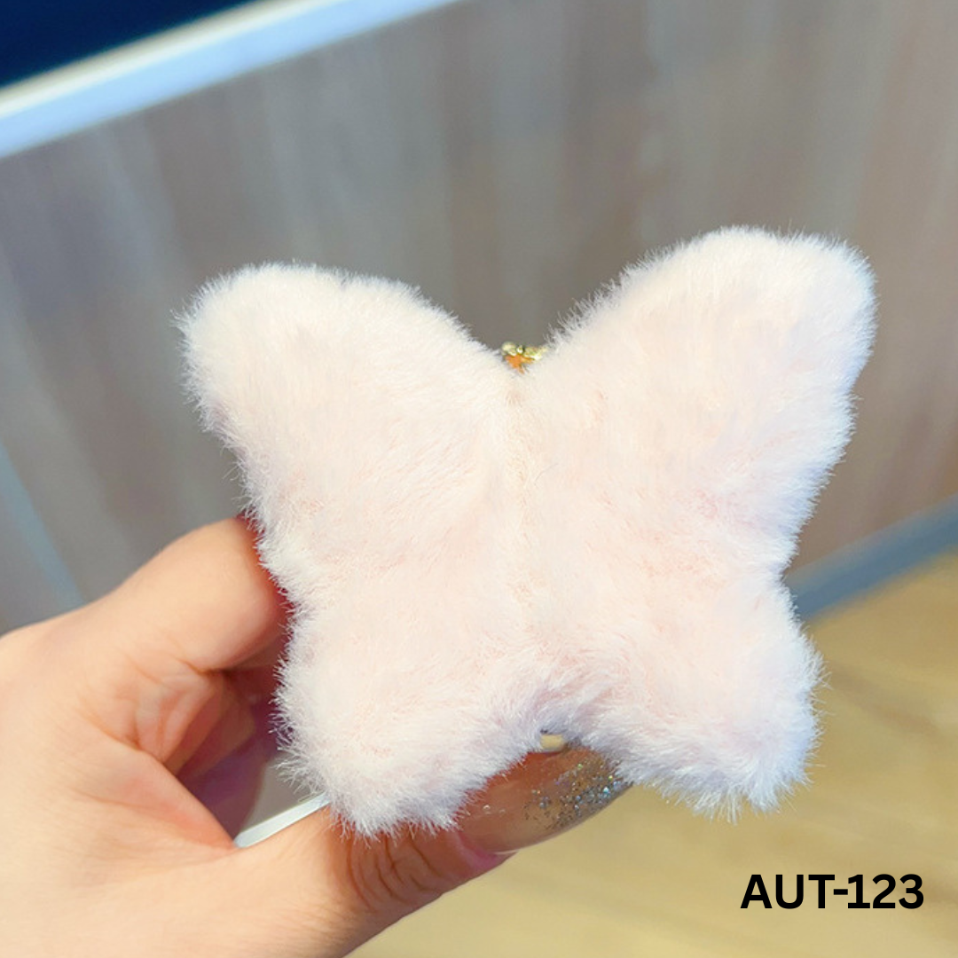 AUT-123 - Fluffy Butterfly - Claw - BSM WHOLESALE