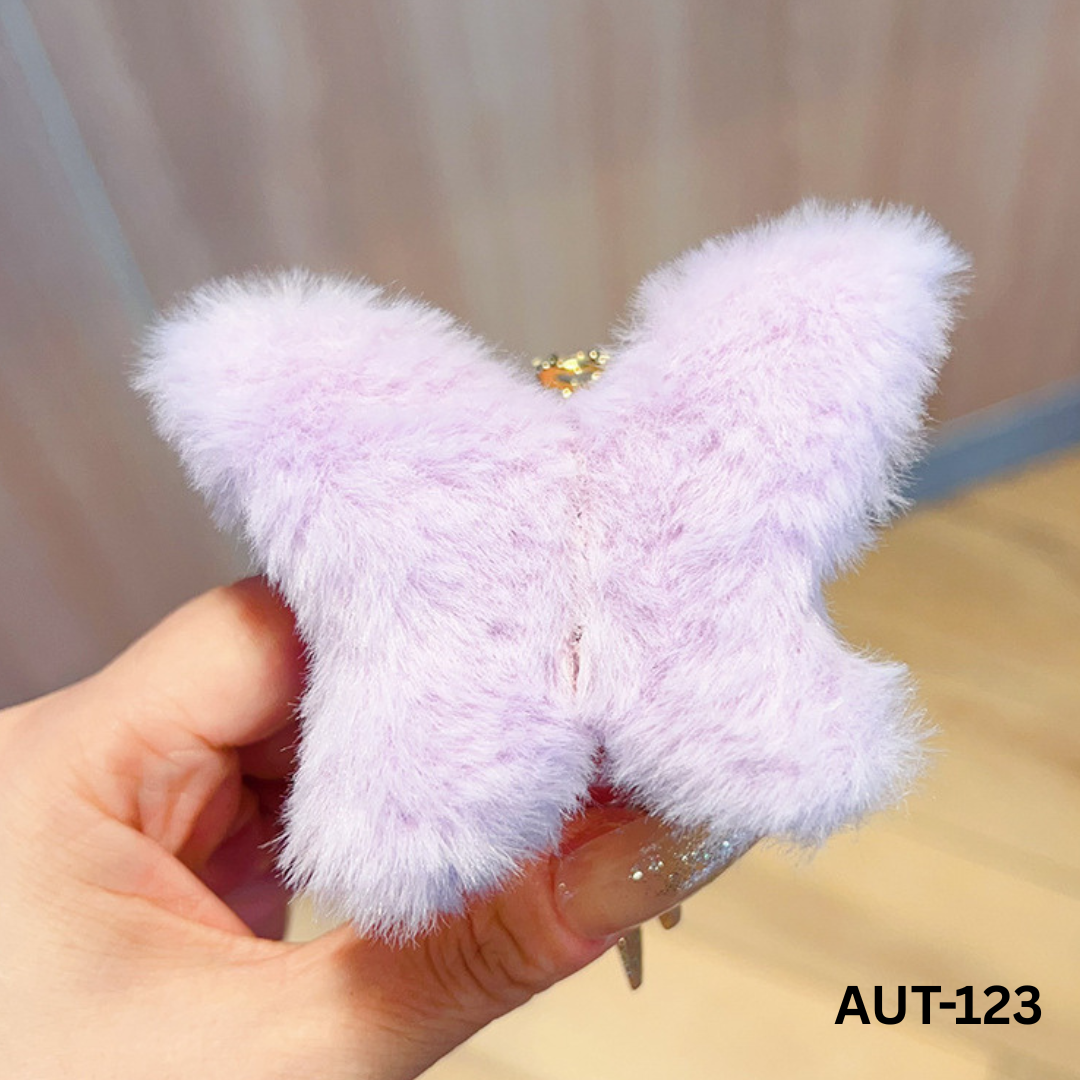 AUT-123 - Fluffy Butterfly - Claw - BSM WHOLESALE