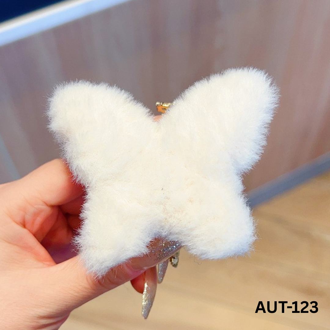 AUT-123 - Fluffy Butterfly - Claw - BSM WHOLESALE