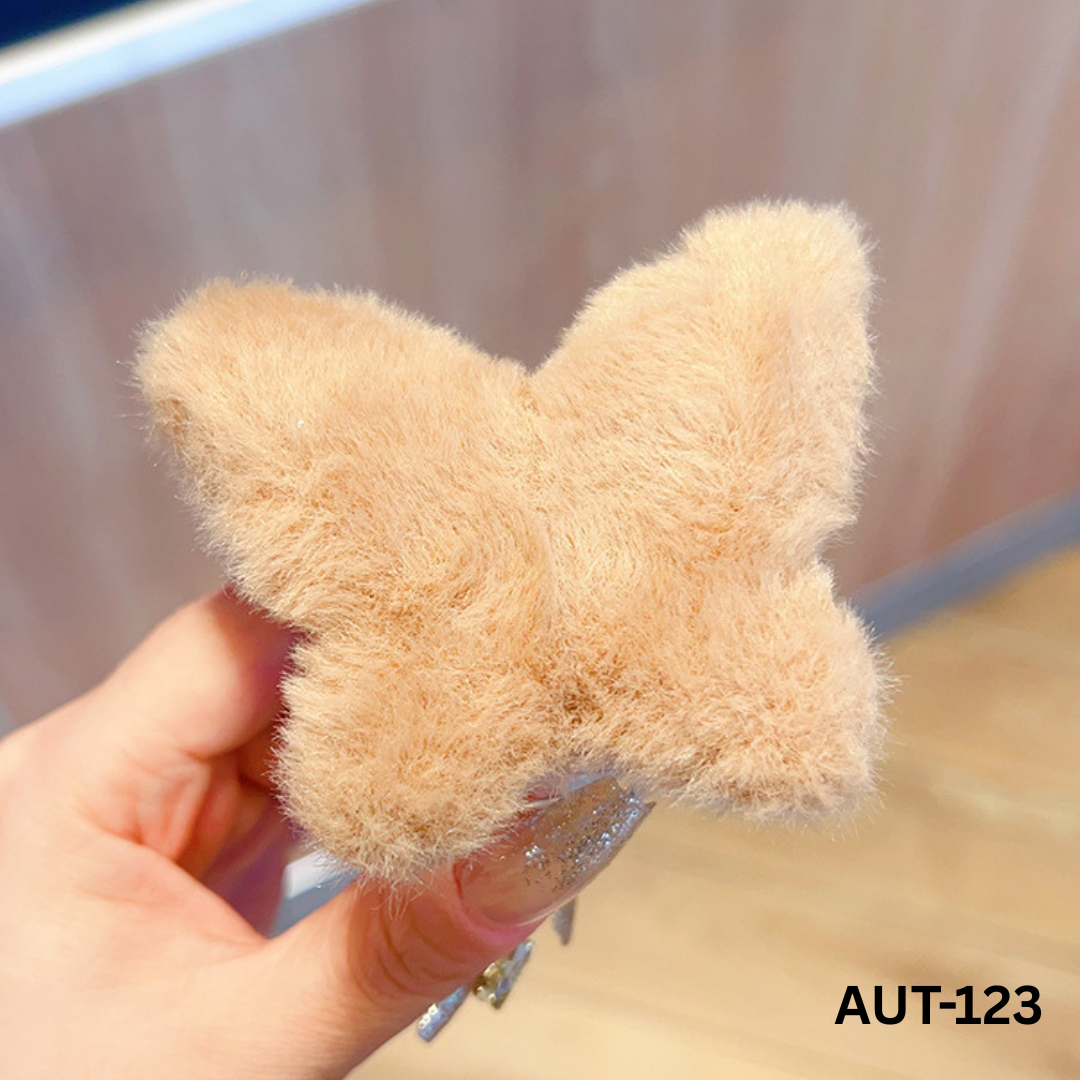 AUT-123 - Fluffy Butterfly - Claw - BSM WHOLESALE