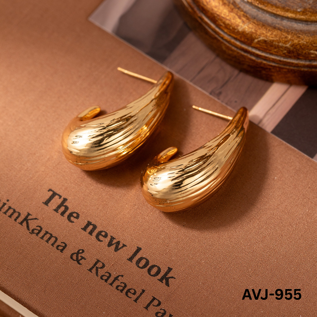 AVJ-955 - Golden  Stimulating - Earrings - BSM WHOLESALE