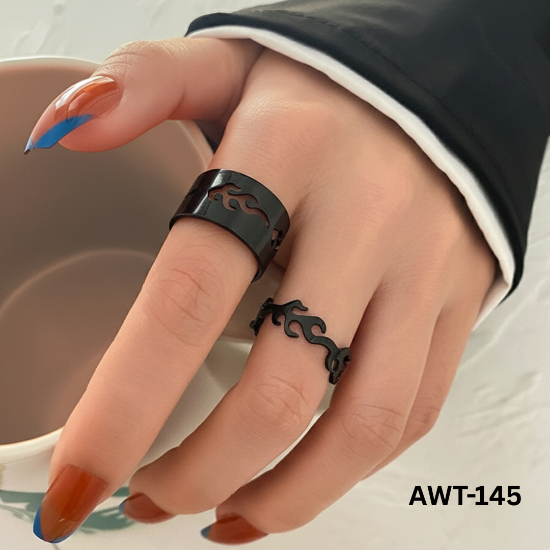 AWT-145 - Fire Couple- Rings - BSM WHOLESALE