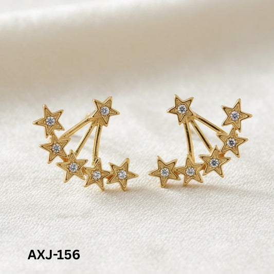 AXJ-156 - Golden Star - Ear cuff - Earrings