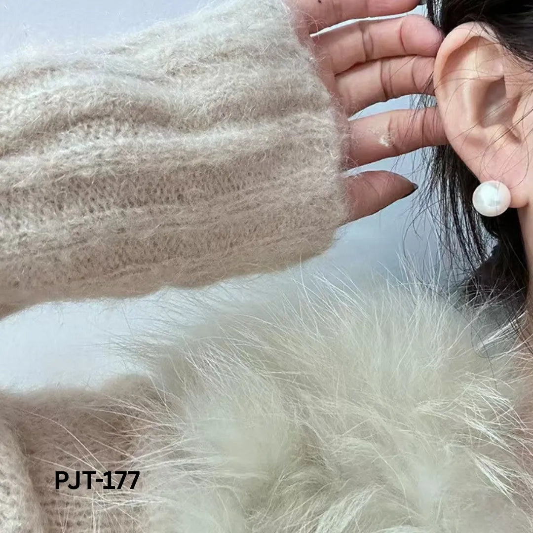 PJT-177 - White Pearl - Earrings