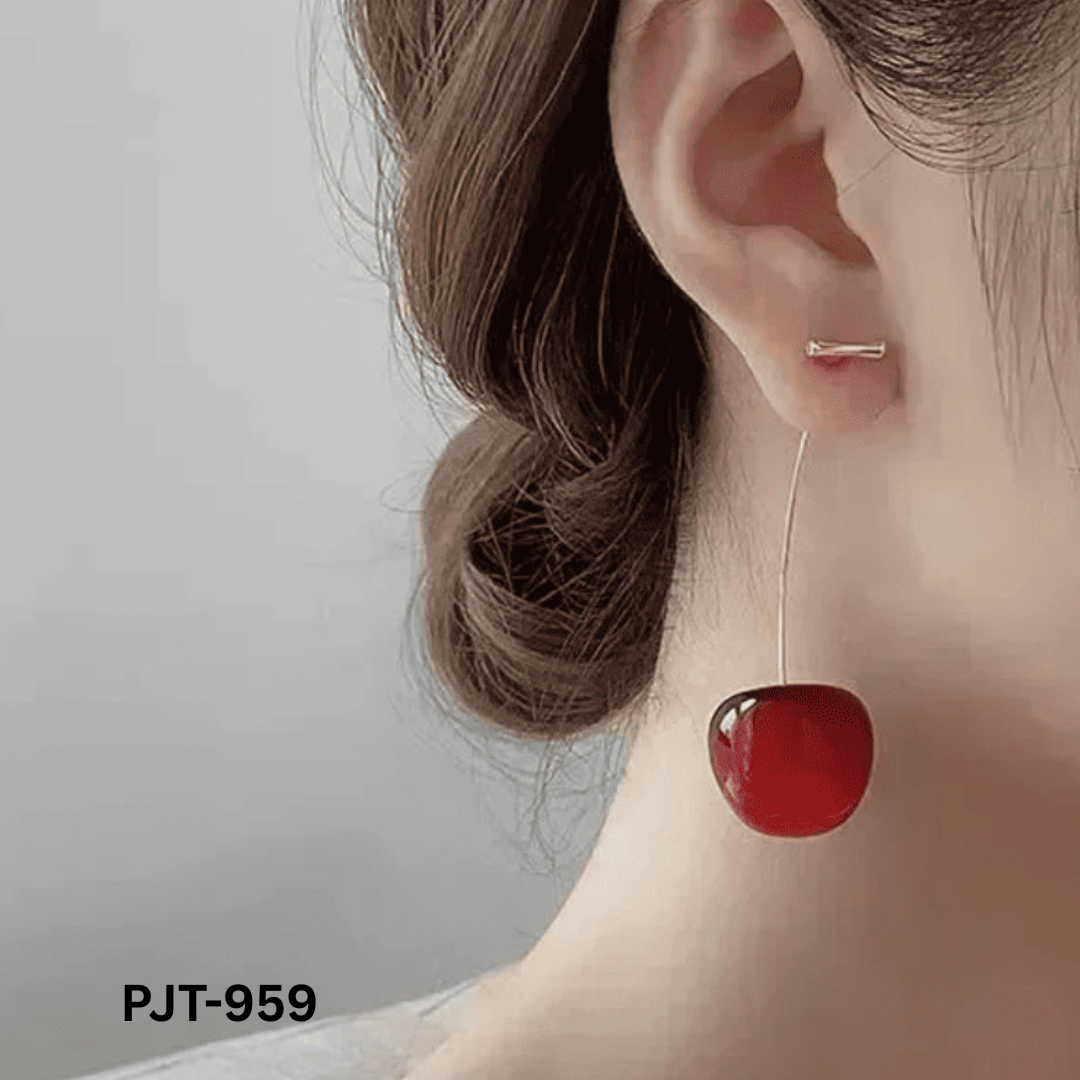 PJT-959 - Cherry Shape - Earrings - BSM WHOLESALE