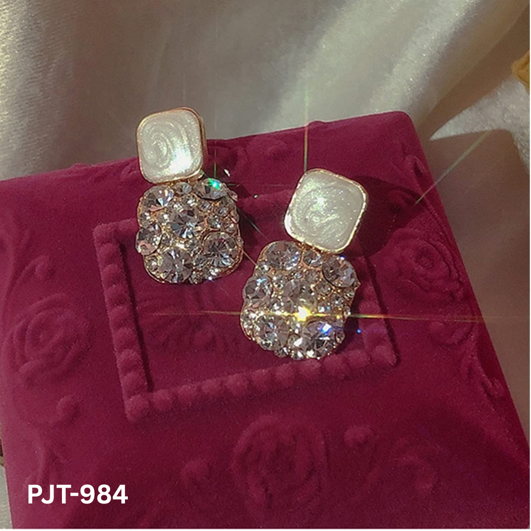 PJT-984 - Marble - Earrings - BSM WHOLESALE