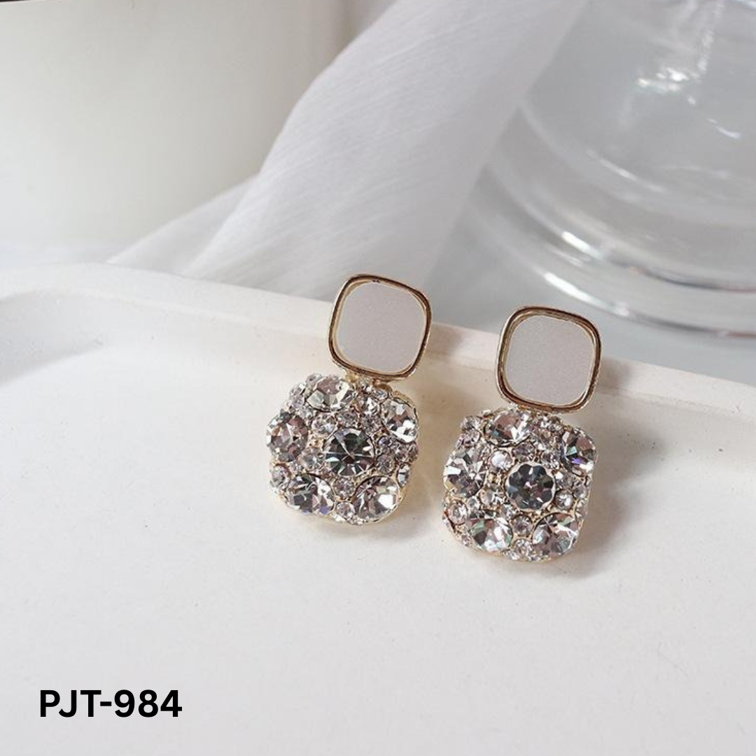 PJT-984 - Marble - Earrings - BSM WHOLESALE