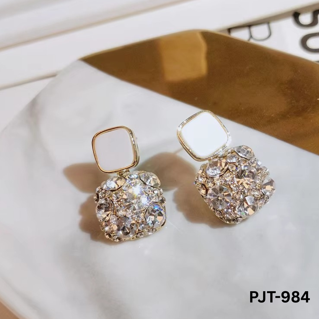 PJT-984 - Marble - Earrings - BSM WHOLESALE
