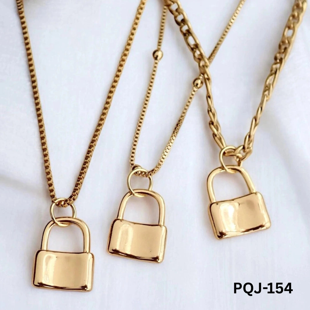 PQJ-154 - Lock - Necklace