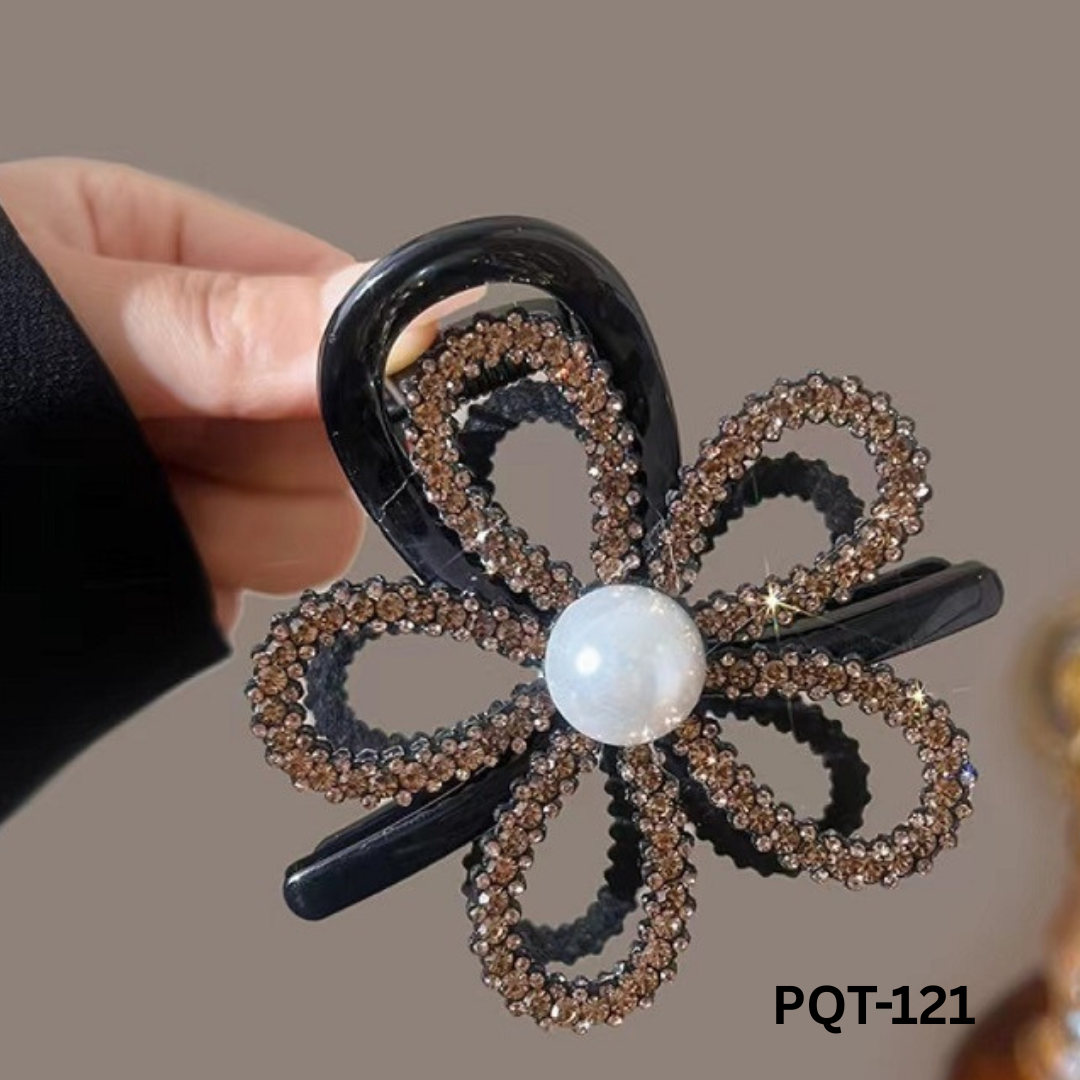 PQT-121 - Zircon Flower - Claw - BSM WHOLESALE