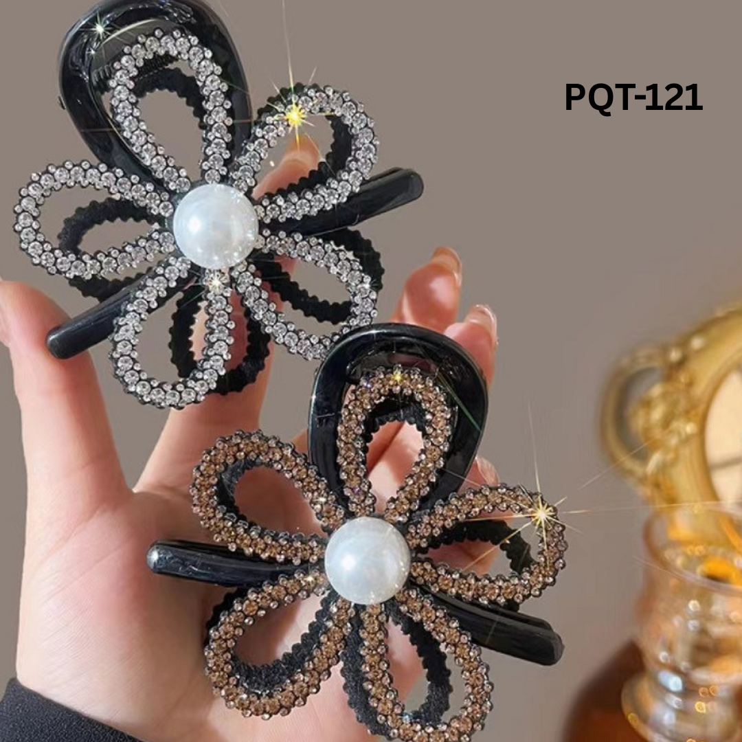 PQT-121 - Zircon Flower - Claw - BSM WHOLESALE