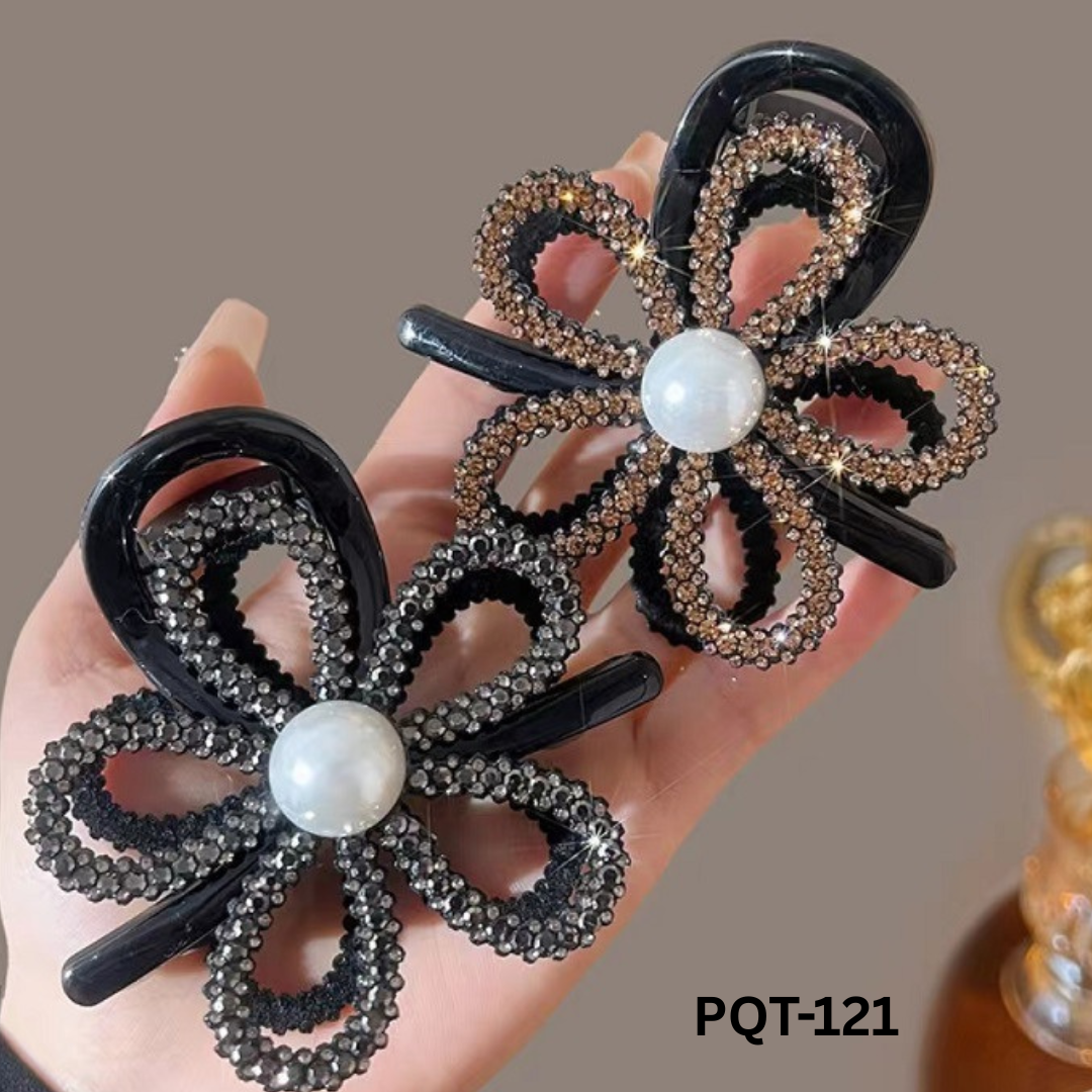 PQT-121 - Zircon Flower - Claw - BSM WHOLESALE