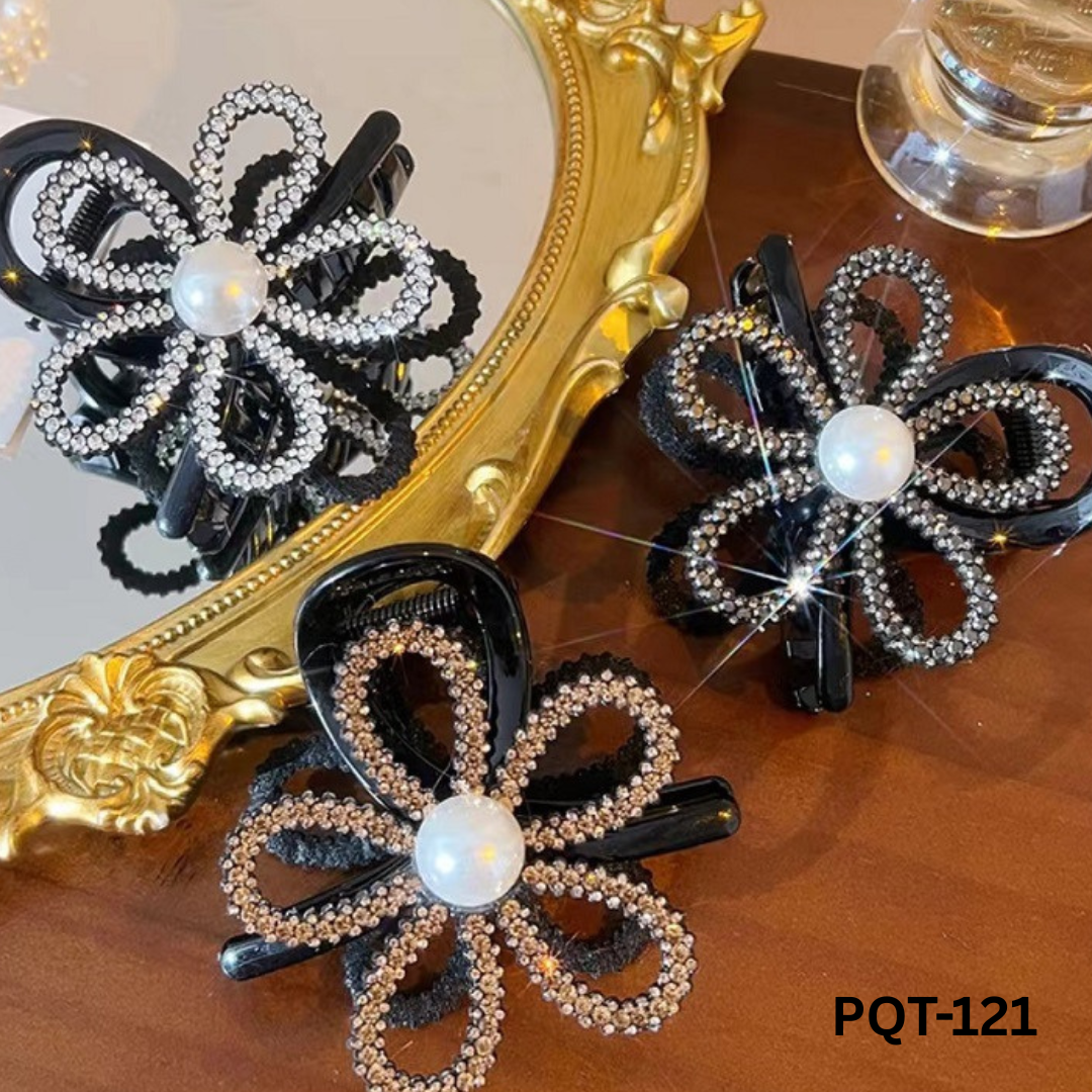 PQT-121 - Zircon Flower - Claw - BSM WHOLESALE