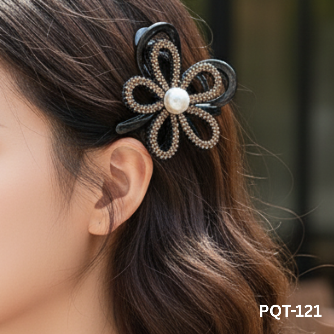 PQT-121 - Zircon Flower - Claw - BSM WHOLESALE