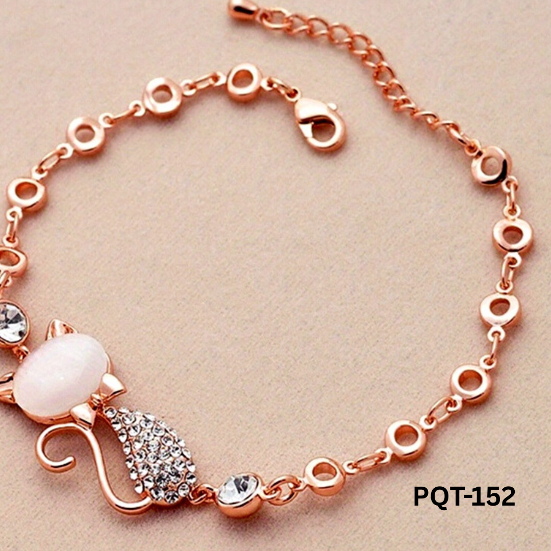 PQT-152 - Hello Kitty Zircon - Necklace - BSM WHOLESALE