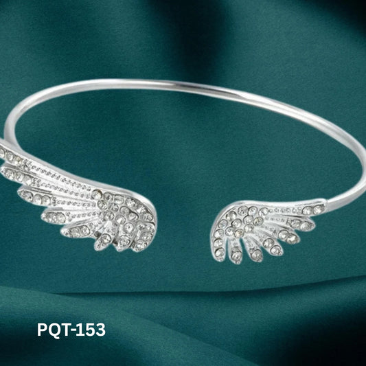 PQT-153 - Silver Wing Shape - Bracelet