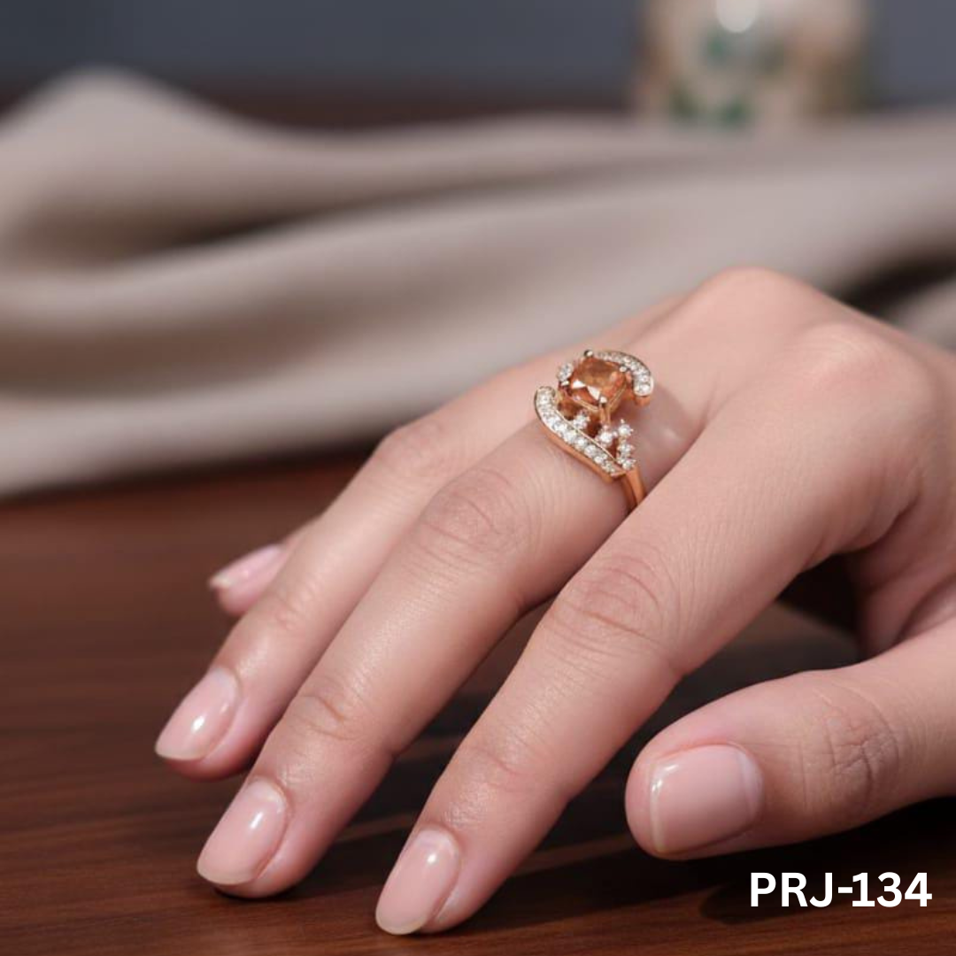 PRJ-134 - Zircon Stone - RING - BSM WHOLESALE