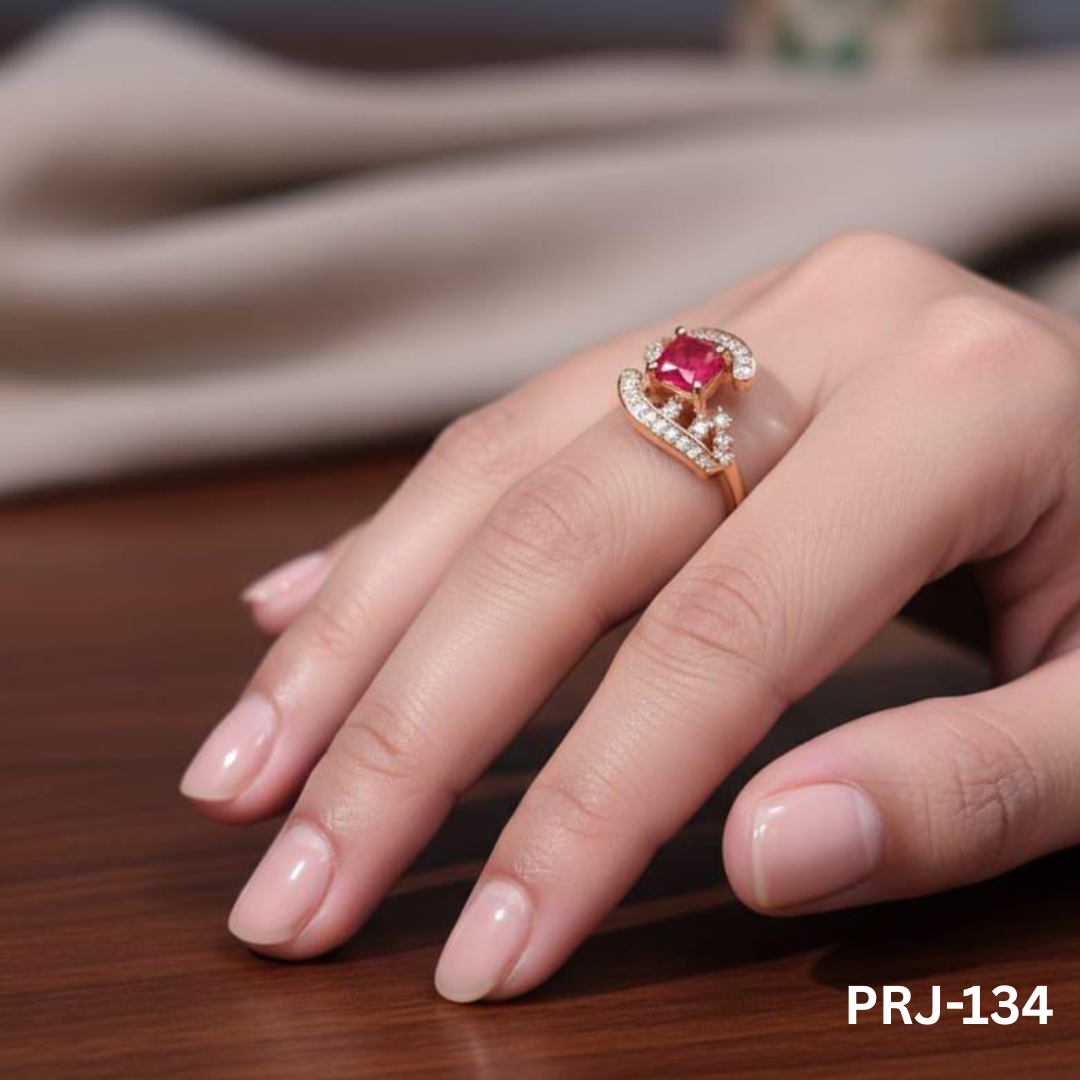 PRJ-134 - Zircon Stone - RING - BSM WHOLESALE