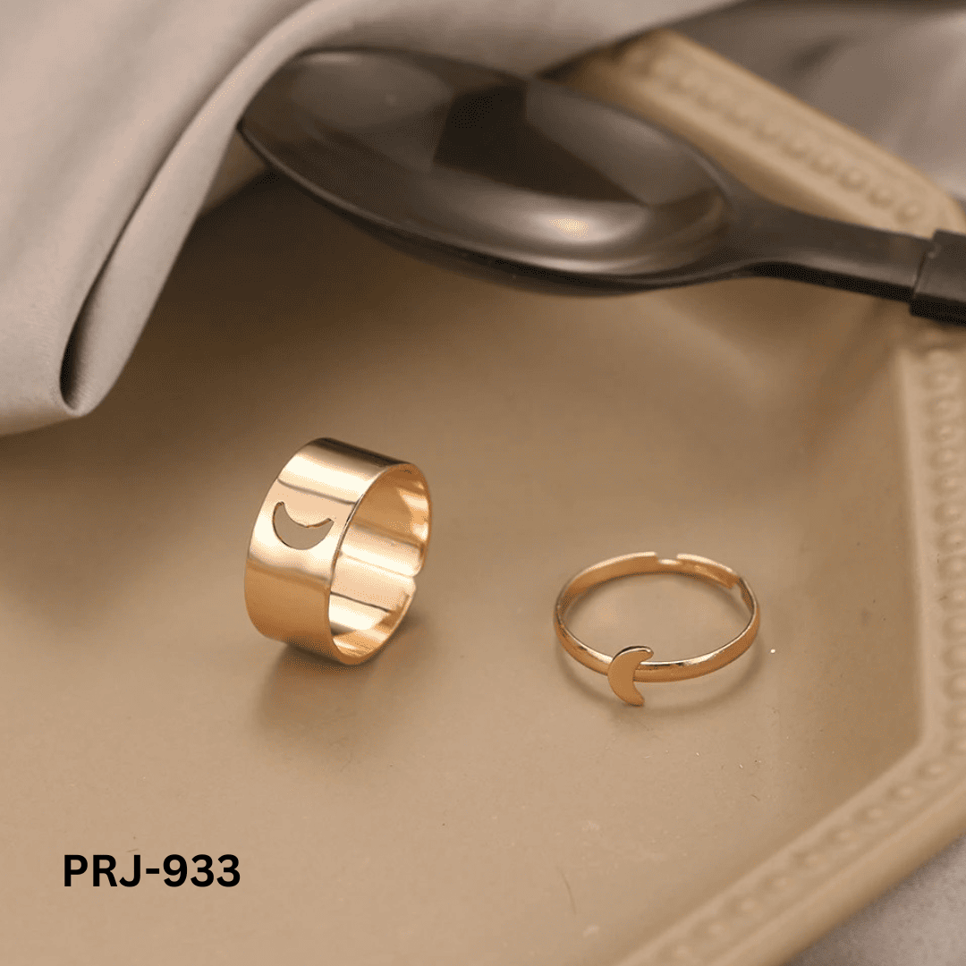 PRJ-933 - 10 PCs Couple - Rings - BSM WHOLESALE