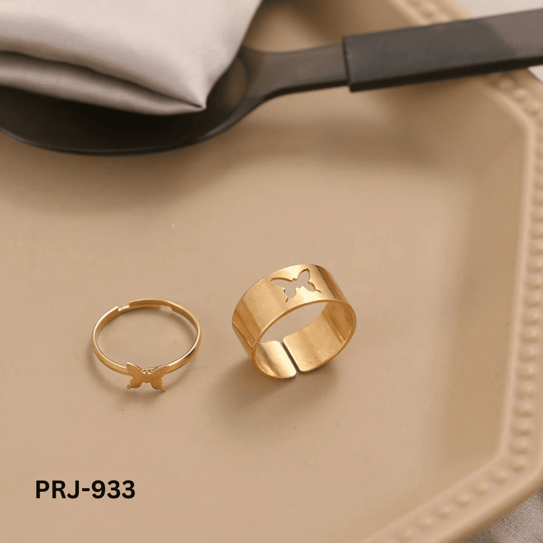 PRJ-933 - 10 PCs Couple - Rings - BSM WHOLESALE