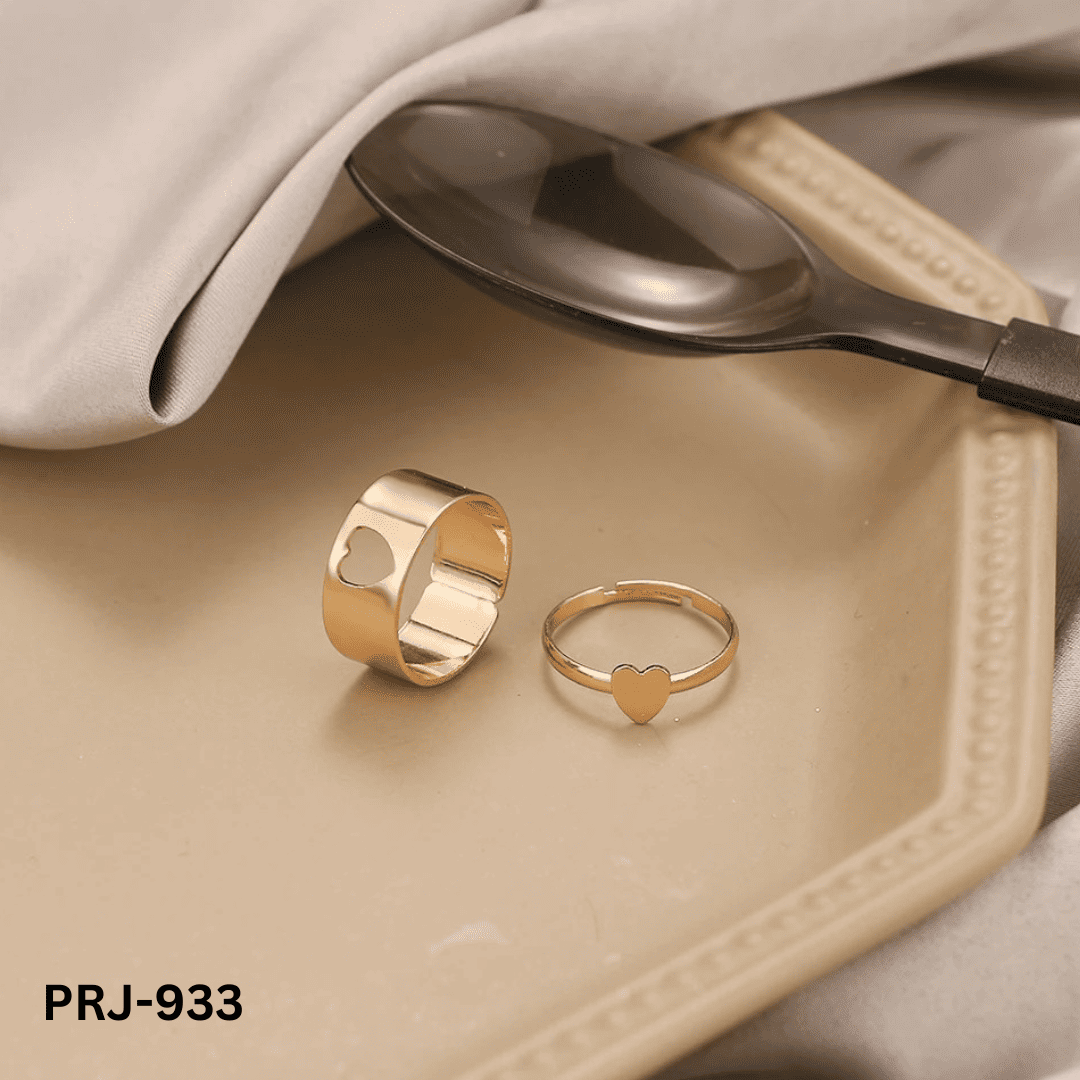 PRJ-933 - 10 PCs Couple - Rings - BSM WHOLESALE