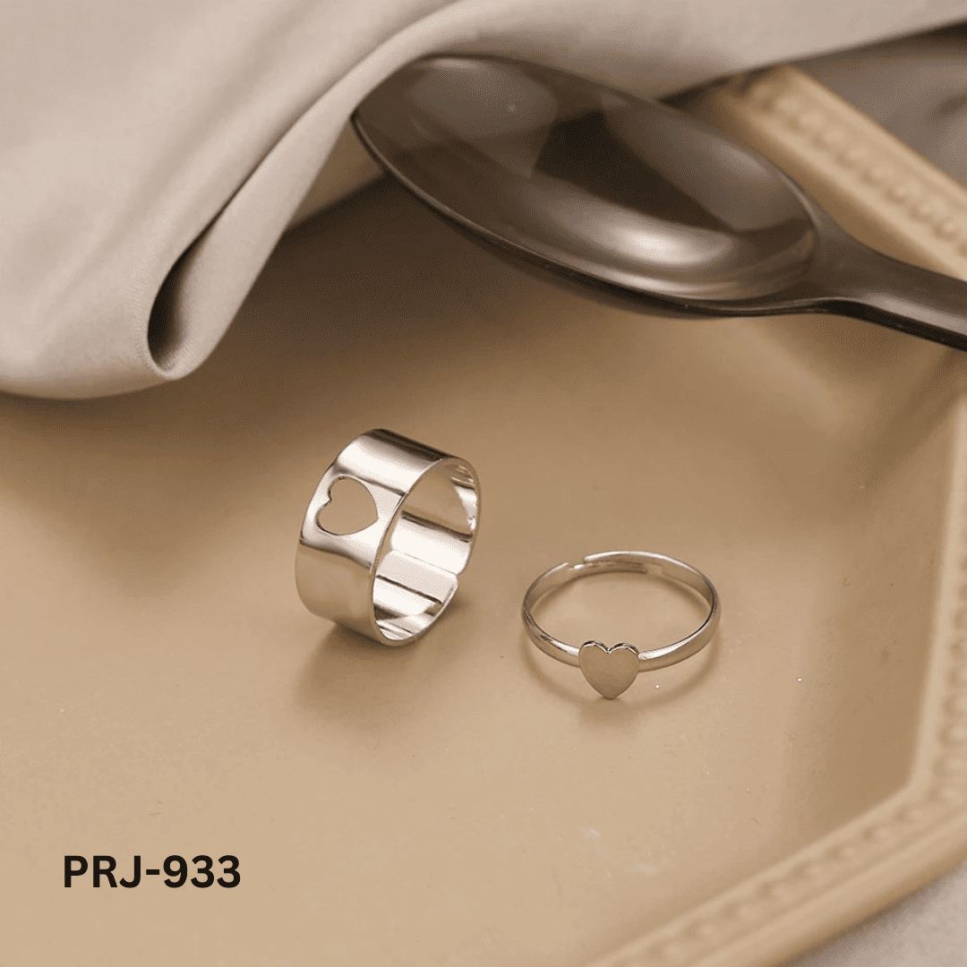 PRJ-933 - 10 PCs Couple - Rings - BSM WHOLESALE