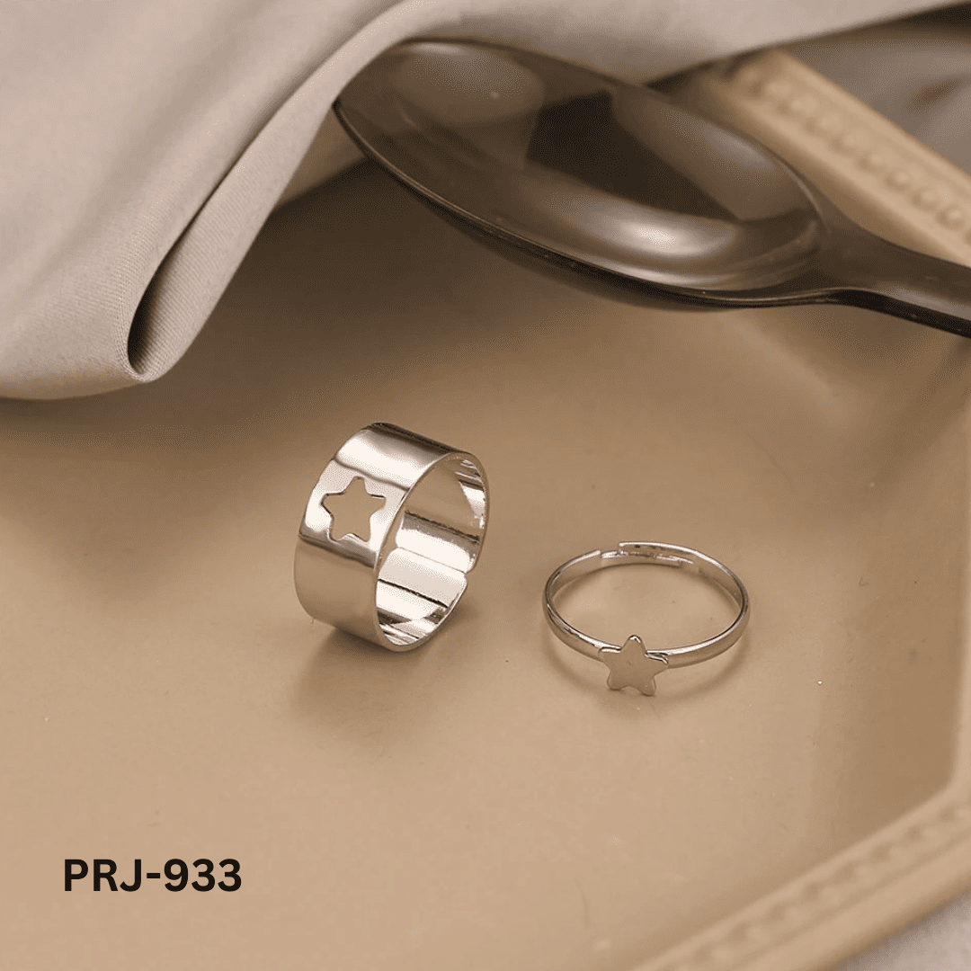 PRJ-933 - 10 PCs Couple - Rings - BSM WHOLESALE