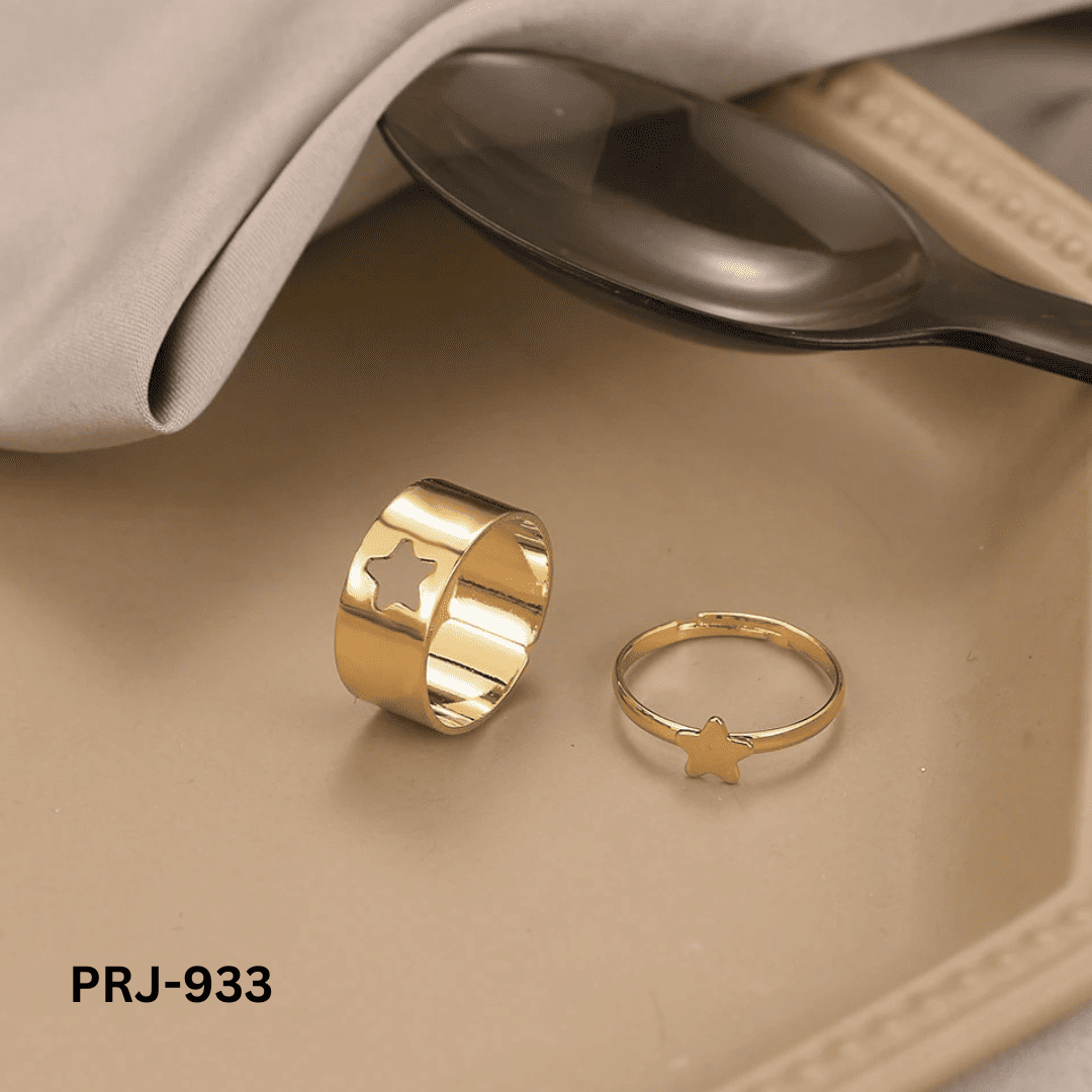 PRJ-933 - 10 PCs Couple - Rings - BSM WHOLESALE