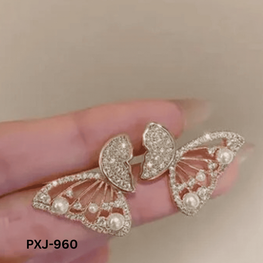 PXJ-960 - Butterfly 4 in 1 - Earrings - BSM WHOLESALE