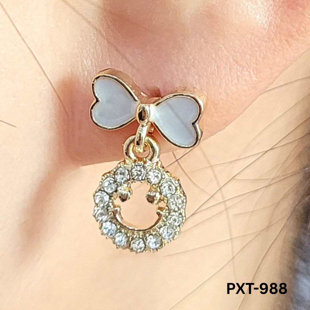 PXT-988 - Smiley Face - Earrings - BSM WHOLESALE
