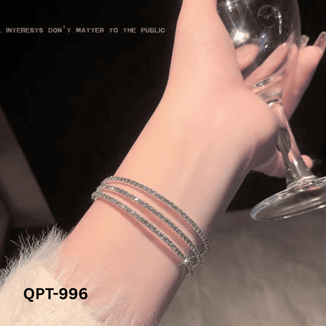 QPT-996 - Silver 3 in 1 - Bracelet - BSM WHOLESALE