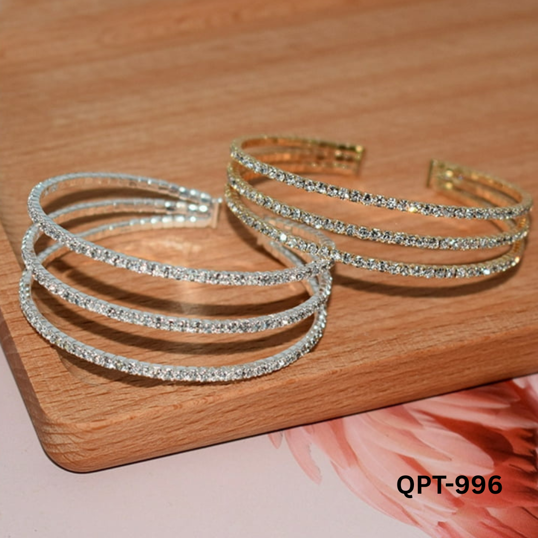 QPT-996 - Silver 3 in 1 - Bracelet - BSM WHOLESALE