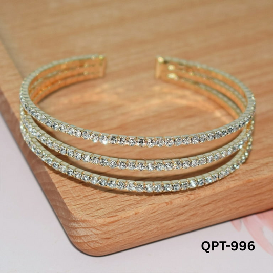 QPT-996 3 in 1 Zircon Bracelet By BSM - BSM WHOLESALE