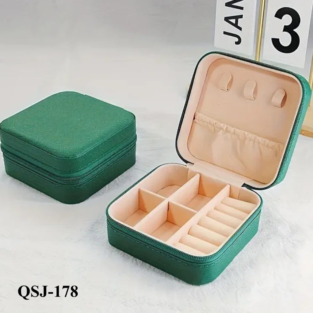 QSJ-178 - Green Mini - Jewellery Organizer