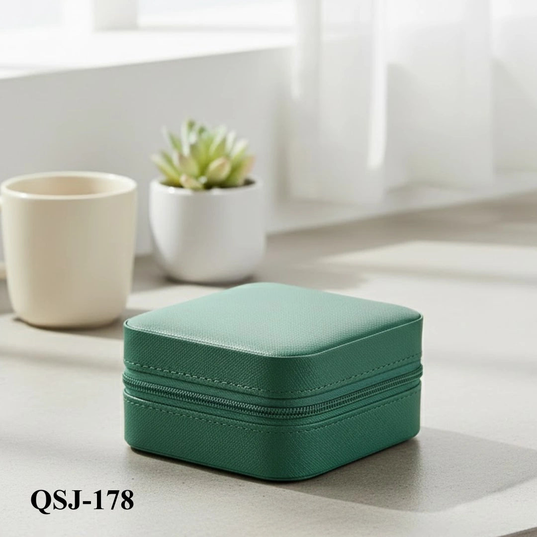 QSJ-178 - Green Mini - Jewellery Organizer