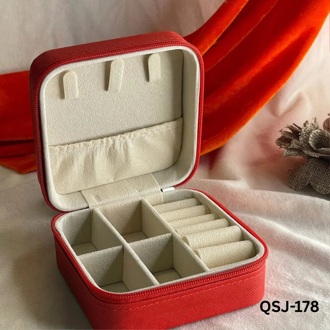 QSJ-178 - Red Mini - Jewellery Organizer