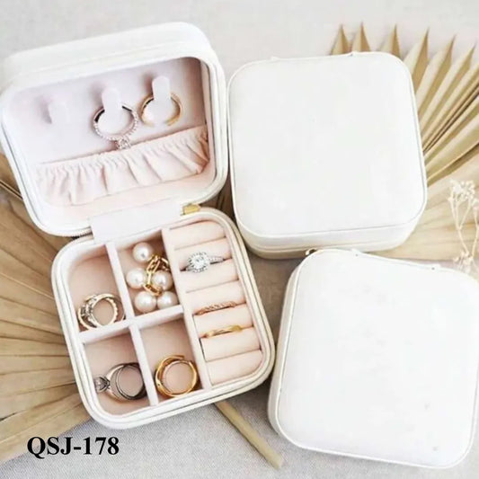 QSJ-178 - White Mini - Jewellery Organizer