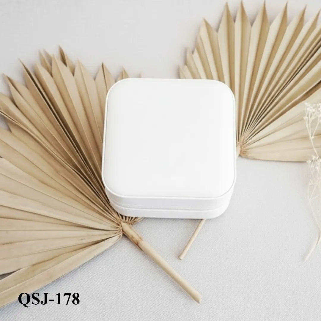 QSJ-178 - White Mini - Jewellery Organizer