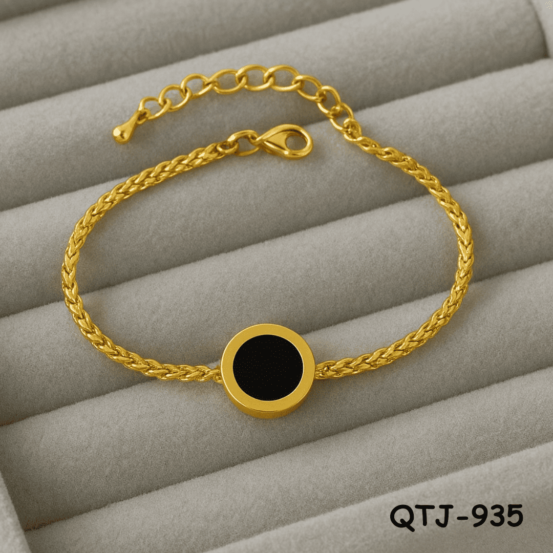 QTJ-935 -Black Golden - Bracelet - BSM WHOLESALE