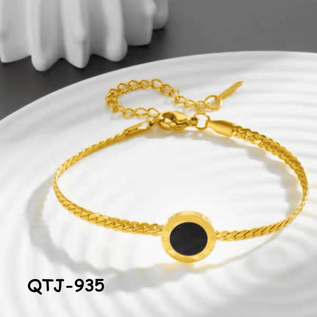 QTJ-935 -Black Golden - Bracelet - BSM WHOLESALE