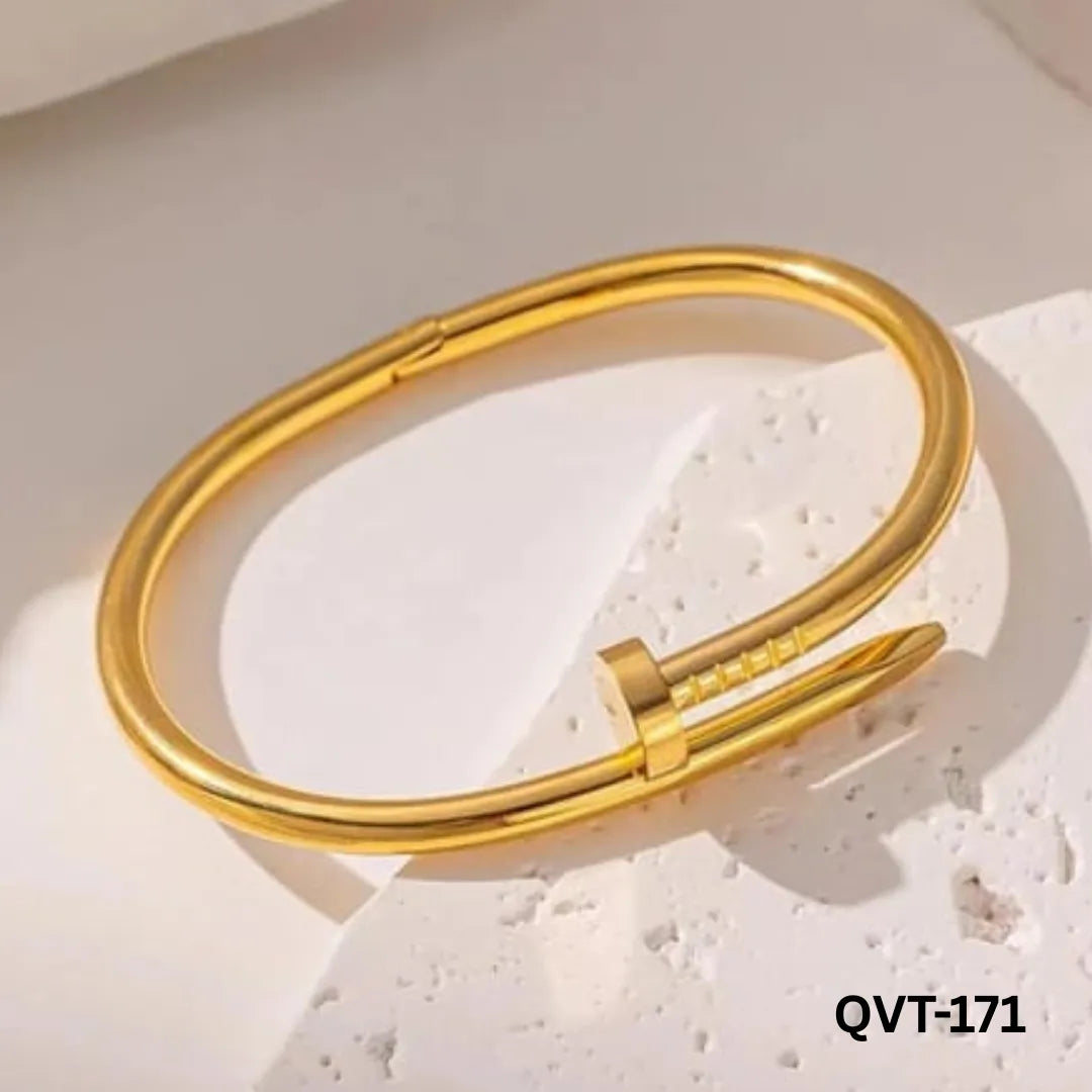 QVT-171 -Cartier Nail Bangle - Stainless Steel